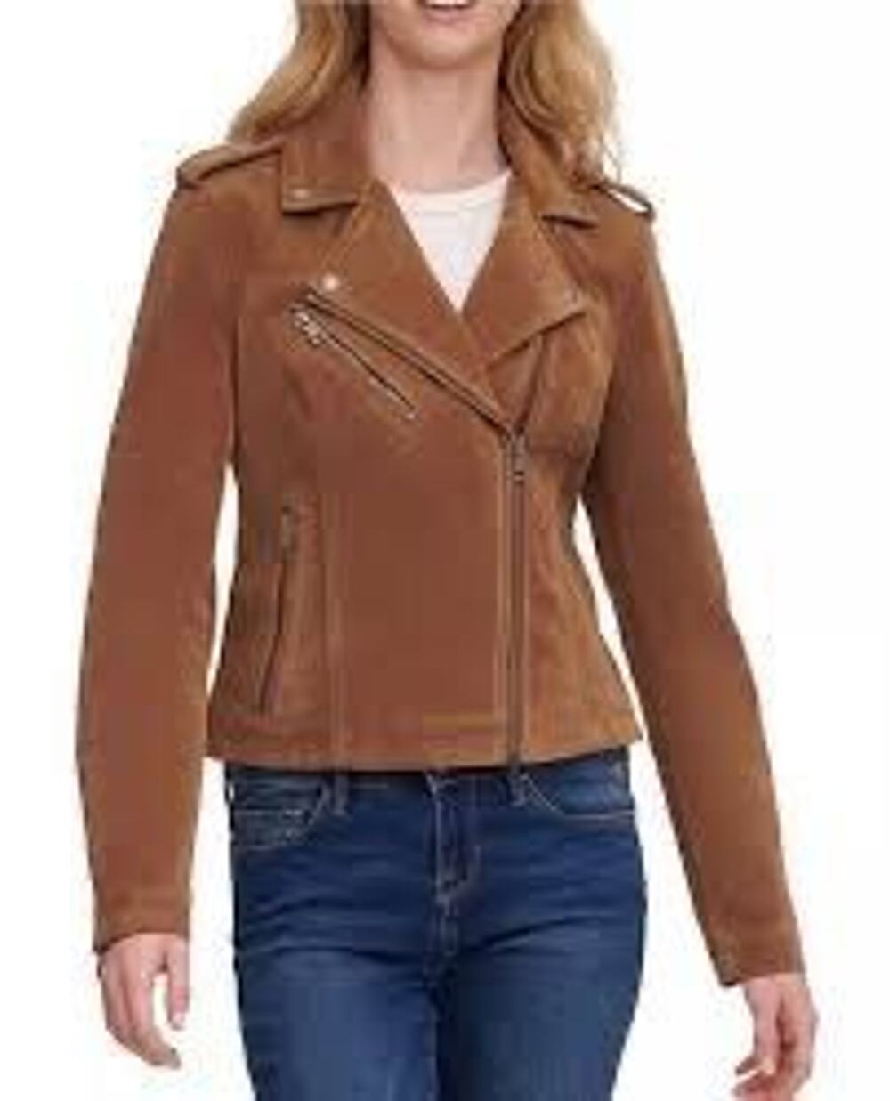 Levi's XS Asymmetrical Faux Suede Motorcycle Jacket